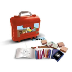 Travel Set - MULTIPRINT - 42927 - 5 tampons Les Pirates 10 crayons