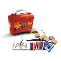 Travel Set - MULTIPRINT - 42975 - 5 tampons Jurassic World 10 crayons