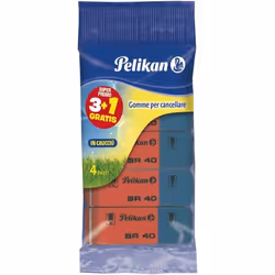 Pelikan BR 40, Bleu, Rouge, 4 pièce(s)