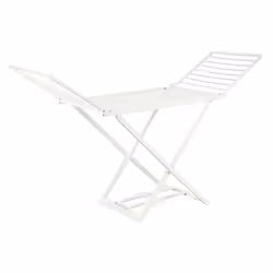 Ipae-Progarden Alicante, Séchoir à linge avec ailes repliables, Polypropylène (PP), Blanc, 1940 mm, 580 mm, 1080 mm