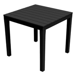 Ipae-Progarden Bali table de jardin Anthracite Forme carrée