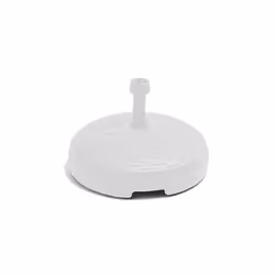 Pied De Parasol 20 L Couleur: Blanc Ø45x15cm Ipae Progarden