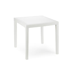 Ipae-Progarden King table de jardin Blanc Forme rectangulaire