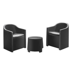 Ipae-Progarden 8009271058019 ensemble de meubles de jardin Anthracite