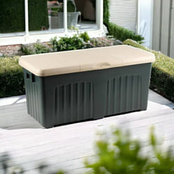 Malle de rangement polyvalente, Made in Italy, 125 x 57 x 56 cm, couleur Gris
