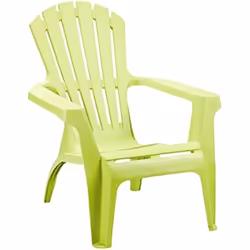 Chaise de jardin - IPAE PROGARDEN - DOLOMITI - Plastique empilable - Vert - 75 x 86 x 86 cm