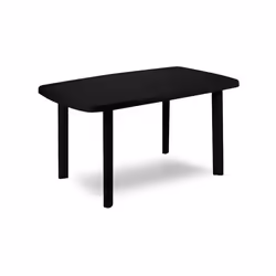 Table - Faro - Ovale - Anthracite - 140x85 cm - 6 personnes - Extérieur