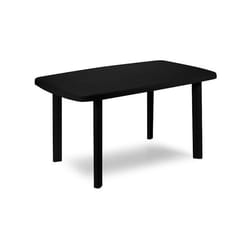 Table - Faro - Ovale - Anthracite - 140x85 cm - 6 personnes - Extérieur