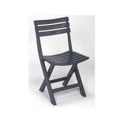 Chaise de jardin pliante birki gris anthracite - progarden