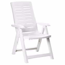 EDM - Fauteuil re'glable en polypropyle'ne Yuma cm.60x61x109 avec accoudoirs pour jardin mer piscine
