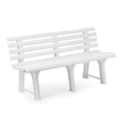 Banc d'extérieur/de jardin Orchidea Bianca en plastique - ipae Progarden