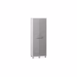 Toomax armoire Woody en re'sine effet bois avec trois e'tage'res re'glables cm65x38x178