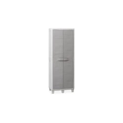 Toomax armoire Woody en re'sine effet bois avec trois e'tage'res re'glables cm65x38x178