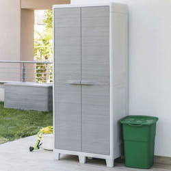 Armoire de jardin haute WOODY XL - Gris