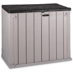 Toomax coffre a' outils en re'sine avec deux portes et dessus ouvrant cm129,5x74,5x111 pour usage exte'rieur