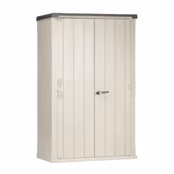 Plastmeccanica 1702478, Abri en plastique, Double, Toit plat, Gris, Gris, 2 portes(s)