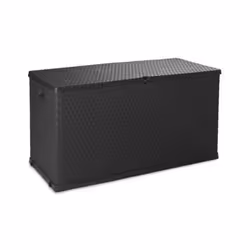 Malle de rangement Toomax ART162A Multibox Rattan Polypropylène Anthracite 420 L - Gris Verni