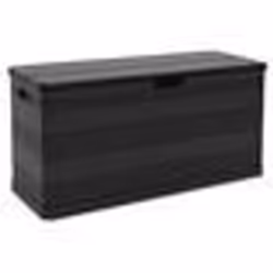 Coffre De Rangement TOOMAX - 280 L - Noir - Finition bois