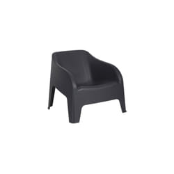Fauteuil petra en re'sine d'exte'rieur anthracite cm 79x76,5x70 empilable - Toomax