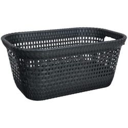 Five - Corbeille à linge 45l rattan gris - 5