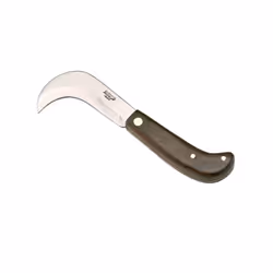 Manche bois galbé riveté Lame inox galbée