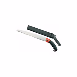 Scie a' me'taux Ausonia lame droite 24 cm avec e'tui et manche en plastique