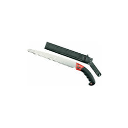 Scie a' me'taux Ausonia lame droite 24 cm avec e'tui et manche en plastique