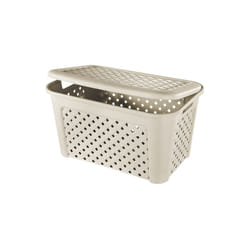 Tontarelli Arianna panier à linge 45 L Rectangulaire Polypropylène (PP) Beige