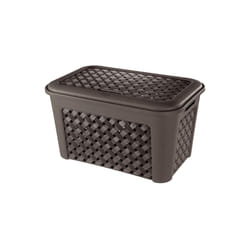 Tontarelli Arianna panier à linge 45 L Rectangulaire Polypropylène (PP) Wenge