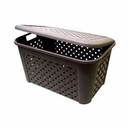 Tontarelli Arianna panier à linge 45 L Rectangulaire Polypropylène (PP) Wenge