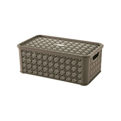 Tontarelli Arianna Boîte de rangement Rectangulaire Polypropylène (PP) Wenge