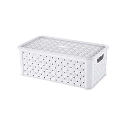 Tontarelli Arianna Boîte de rangement Rectangulaire Polypropylène (PP) Blanc