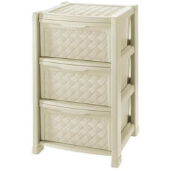 Commode Arianna Tontarelli Arianna 3 tiroirs White 38 x 38 x 60 cm White