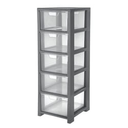 CEP 2259930160 Boîte de rangement Rectangulaire Polypropylène (PP) Gris