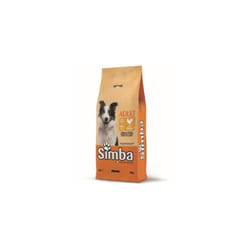 Simba nourriture pour chien 10 kg croquettes au poulet pour chiens adultes vitamines A-D3-E sans colorants artificiels ni conservateurs ajoute's