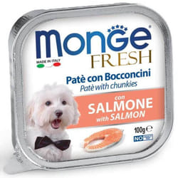 Monge Dog Fresh Pâté Lachs Saumon Adulte 100 g