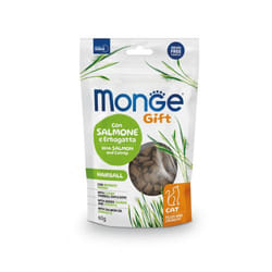 Monge Gift croquette pour chat 60 g Adulte Herbes à chat, Saumon