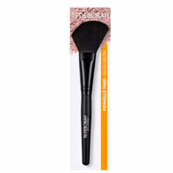 Deborah Milano Blush Brush, Pinceau à fard, Arrondi, Dense, Noir, Femmes