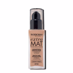 Deborah Milano Extra Mat Perfection, Flacon pompe, Liquide, Hydratant, Beige, Apricaot, Mat