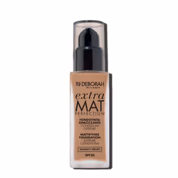 Deborah Milano Extra Mat Perfection, Flacon pompe, Liquide, Hydratant, Beige, Amber, Mat