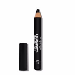 Deborah Milano Eyeshadow&Kajal Pencil, Crème, Lissage, Noir, Black Finish Mat, 1 couleurs, Mat