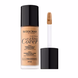Deborah Milano 24Ore Extra Cover, Bouteille, Crème, Anti-imperfection, Correction des couleurs, Peau noire, Ambre, Amber