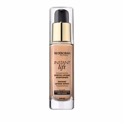 Deborah Milano Instant Lift Foundation, Flacon pompe, Liquide, Tous types de peau, Lissage, Neutre, Apricot
