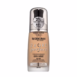 Deborah Milano 24ore Perfect, Flacon pompe, Liquide, Hydratant, Amorçage, Protection, Régénération, Renforcer, Beige, True Be ...