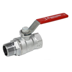 Vanne à bille Giacomini m/f 3/4 avec poignée à levier rouge R254LX004