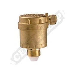 Purgeur dair automatique - Giacomini - R88IY002 - Vanne disolement - Diamètre 12x17 - Laiton