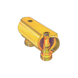Giacomini - Collecteur 4 s R585 1 M16 avec robinet d'arrêt R585Y044