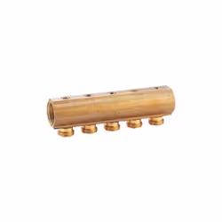 Caractéristiques techniques : Collecteur de distribution avec coudes de réglage, sorties avec raccords d'adaptateur de base S ...