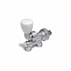 Robinet mono-bitube avec le raccordement Giacomini R304T Vanne micrométrique avec option thermostatique avec volant de comman ...
