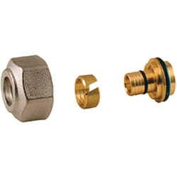 Raccord à compression tube PER 16 20/16 pour collecteur - GIACOMINI - R170X051